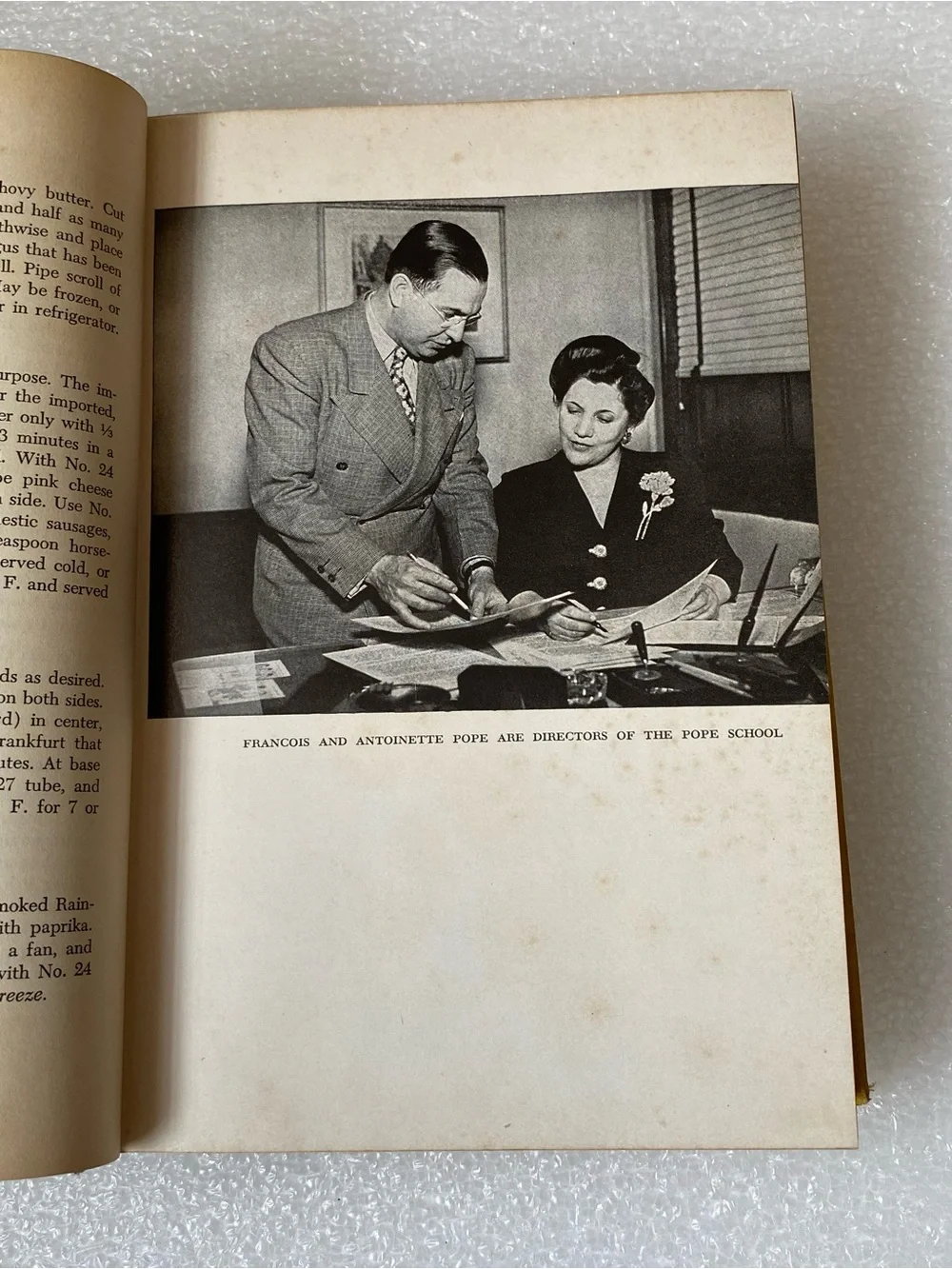 Antoinette Pope School Cook Book by Antoinette and Francois Pope, Vintage 1953